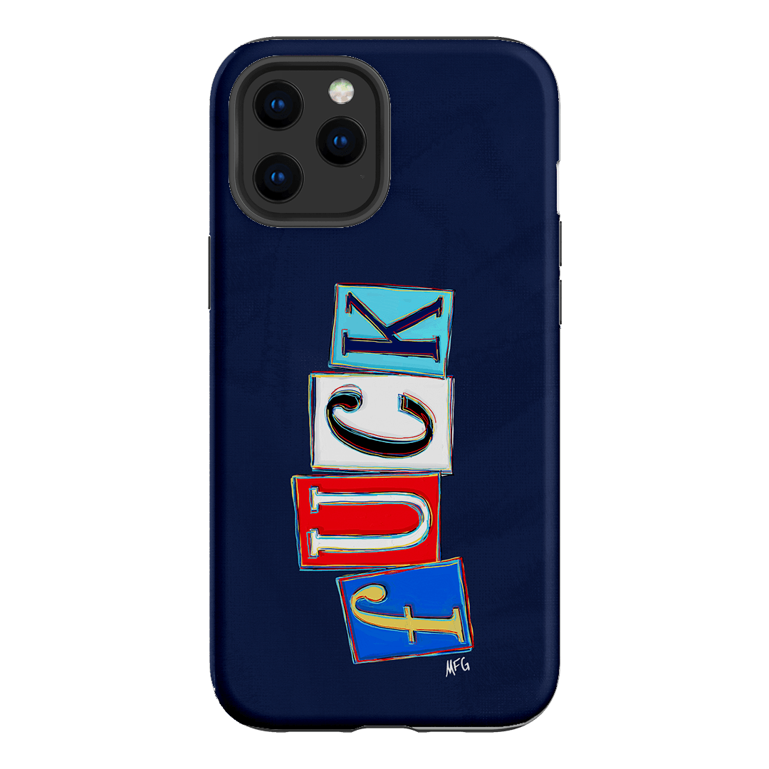 Lil Fcks Blue Printed Phone Cases iPhone 12 Pro / Armoured by Margarbs Art - The Dairy