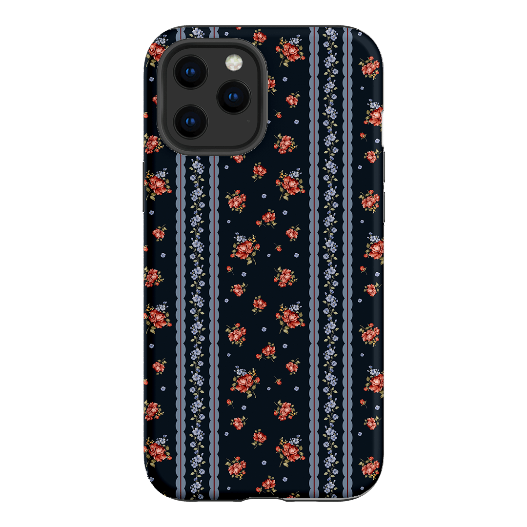 Midnight Stripe Printed Phone Cases iPhone 12 Pro / Armoured by Kasiags Art - The Dairy