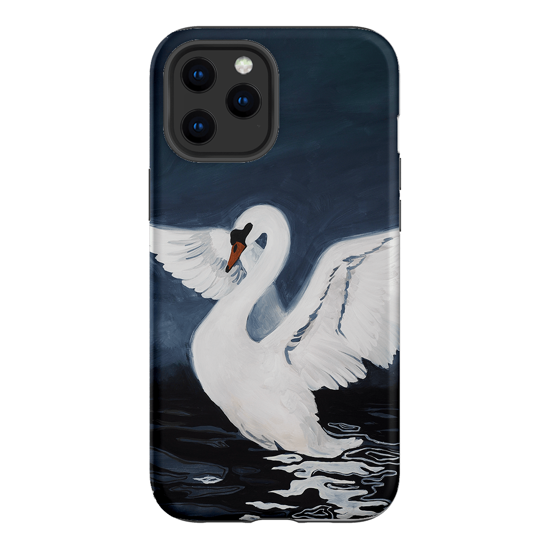 Midnight Swan Printed Phone Cases iPhone 12 Pro / Armoured by Lisa Hu - The Dairy