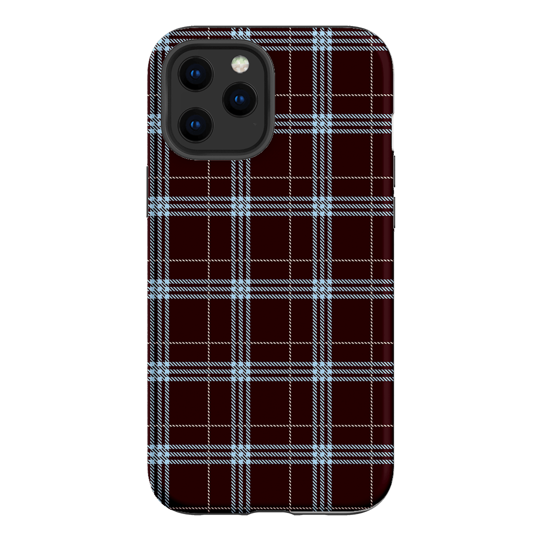 Mocha Plaid Printed Phone Cases iPhone 12 Pro / Armoured by The Dairy - The Dairy