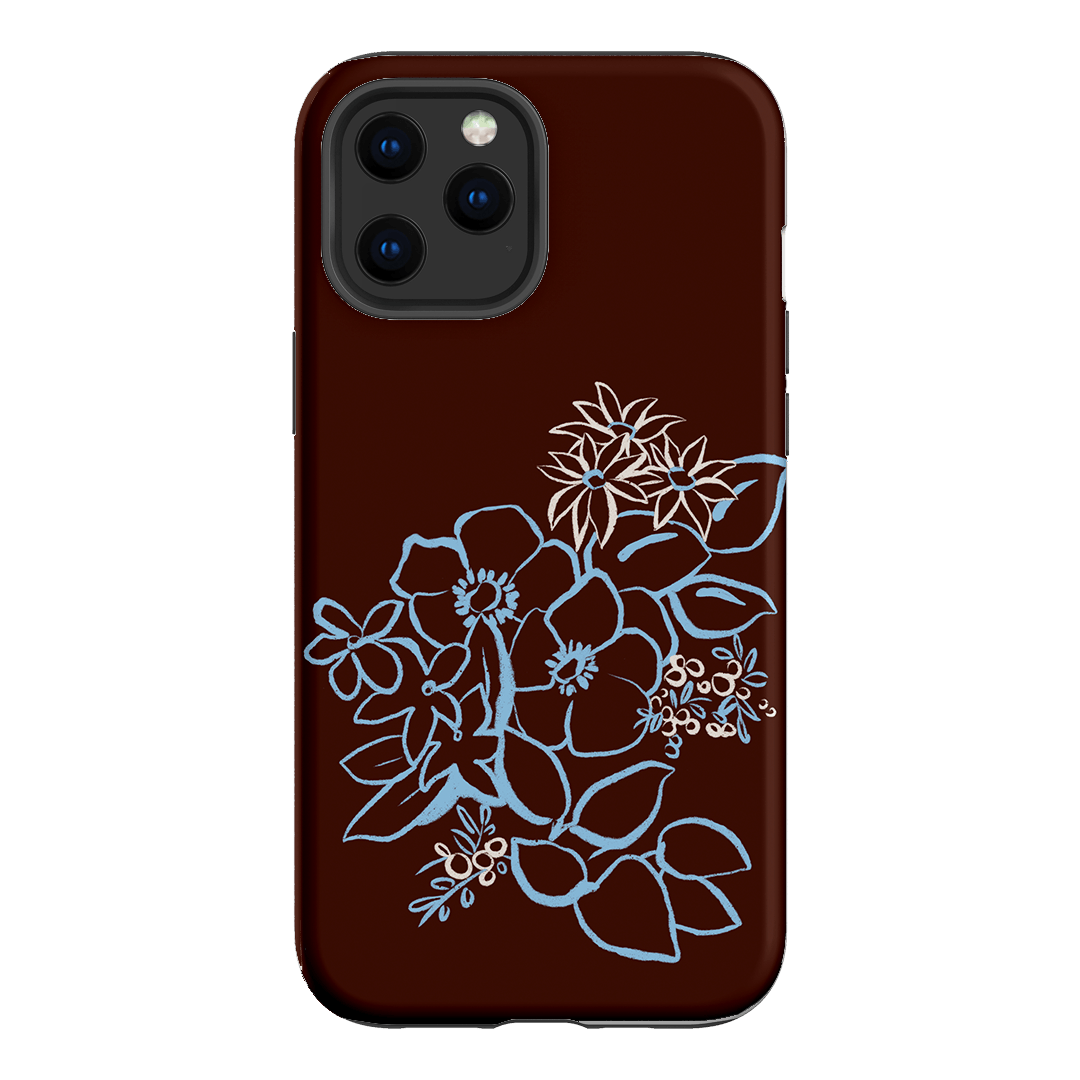 Mocha Posy Printed Phone Cases iPhone 12 Pro / Armoured by Typoflora - The Dairy