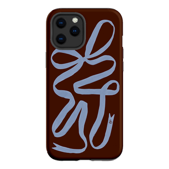 Mocha Ribbon Printed Phone Cases iPhone 12 Pro / Armoured by Jasmine Dowling - The Dairy