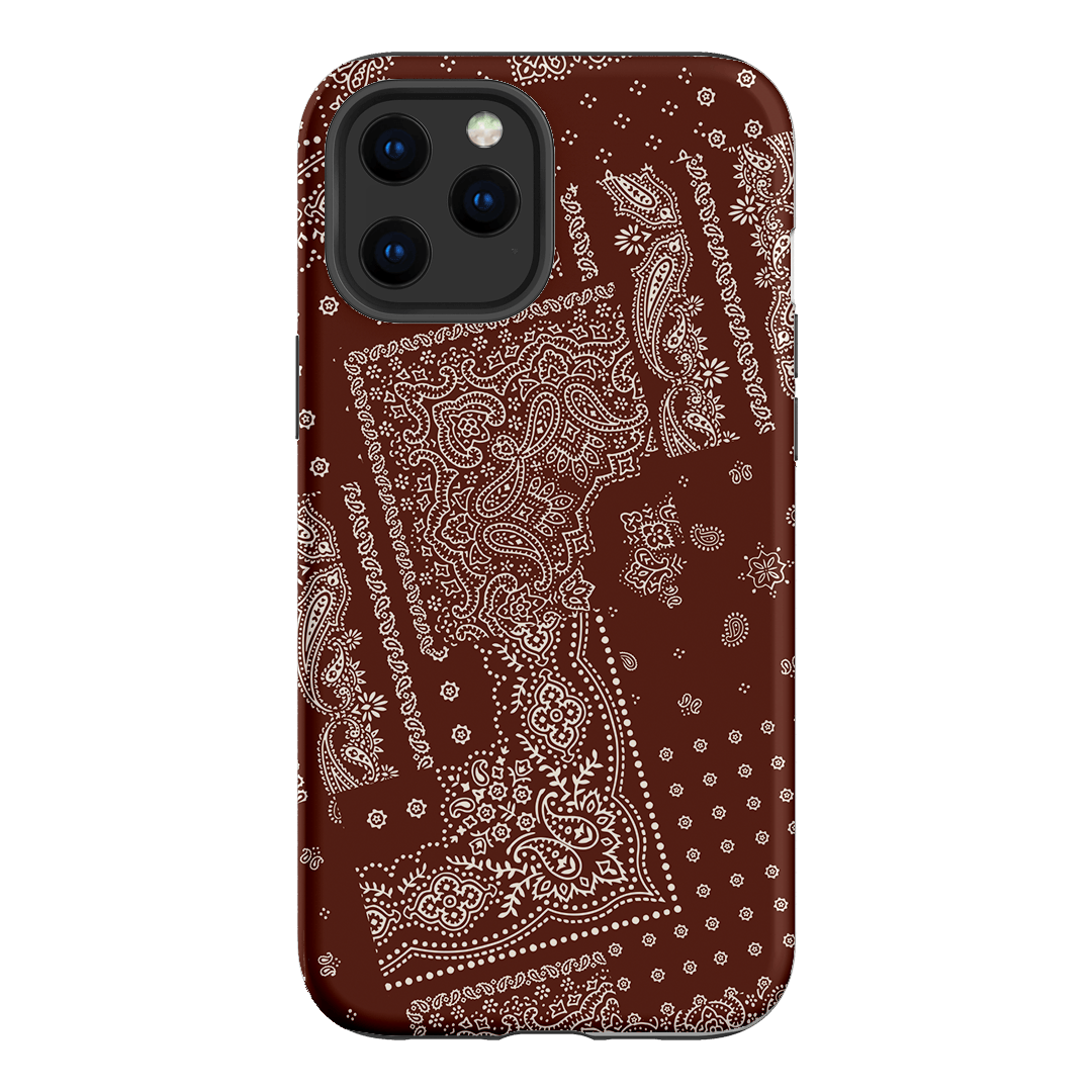 Paisley Cinnamon Printed Phone Cases iPhone 12 Pro / Armoured by The Dairy - The Dairy
