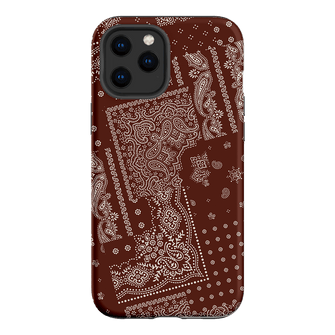 Paisley Cinnamon Printed Phone Cases iPhone 12 Pro / Armoured by The Dairy - The Dairy