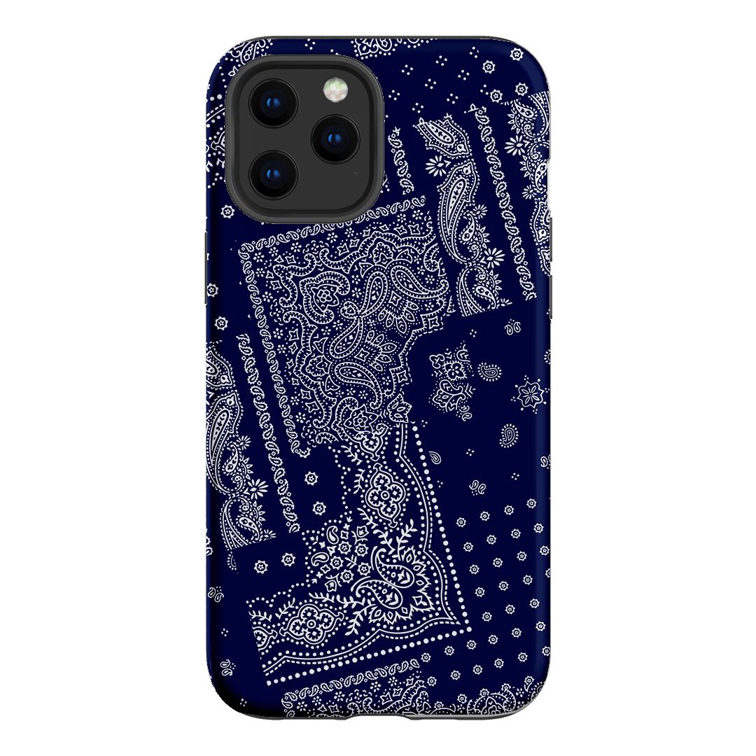 Paisley Indigo Printed Phone Cases iPhone 12 Pro / Armoured by The Dairy - The Dairy