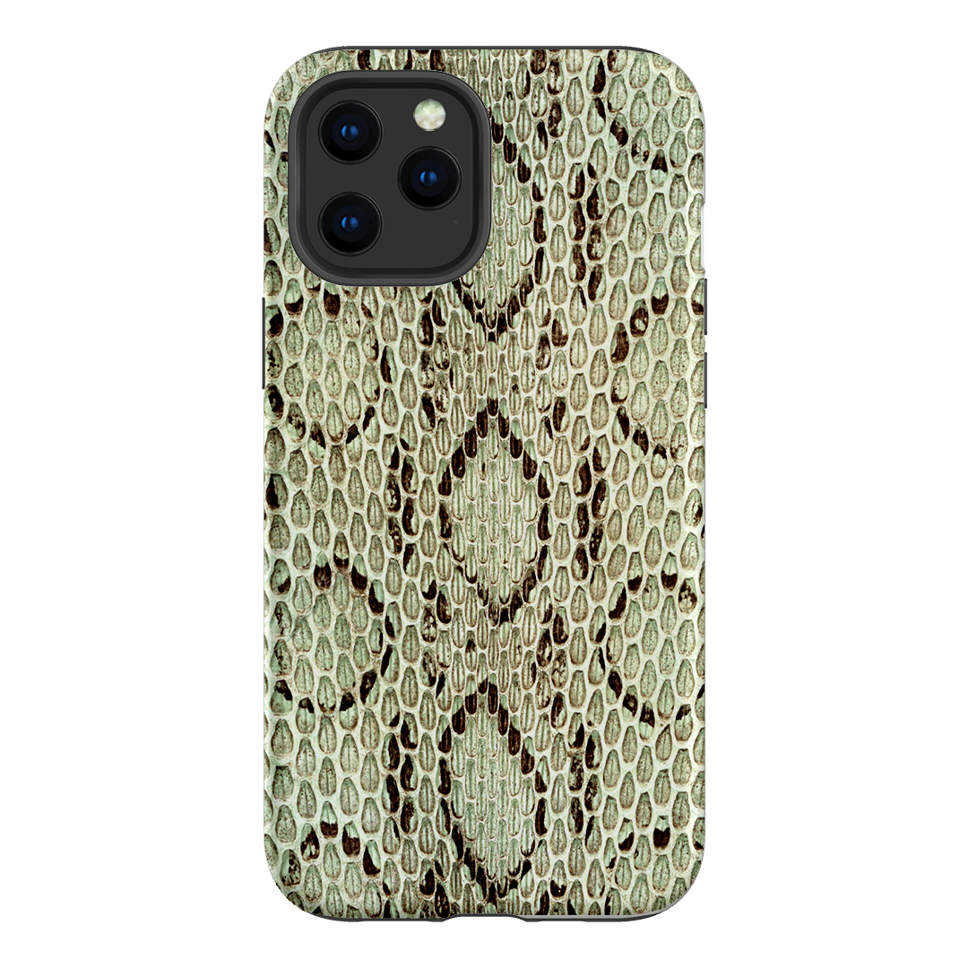 Pistachio Python Printed Phone Cases iPhone 12 Pro / Armoured by The Dairy - The Dairy
