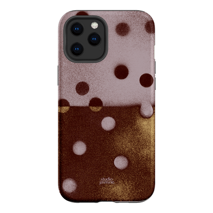 Rust Polka Dot Printed Phone Cases iPhone 12 Pro / Armoured by Jasmine Dowling - The Dairy
