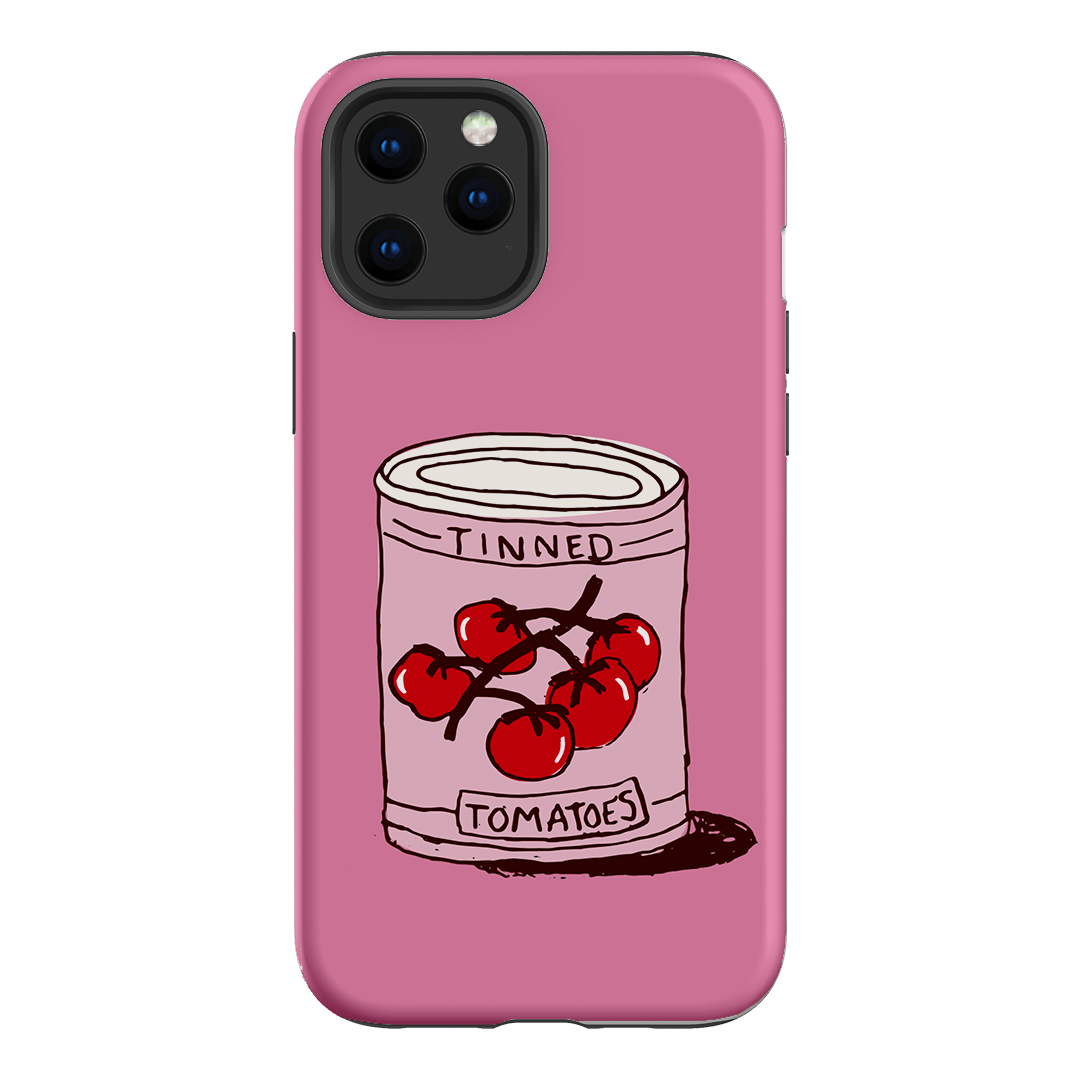 Saucy Pink Printed Phone Cases iPhone 12 Pro / Armoured by The Dairy - The Dairy