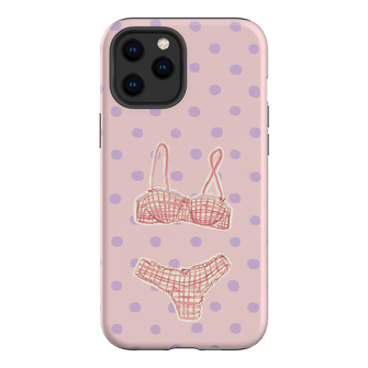 Vintage Gingham Printed Phone Cases iPhone 12 Pro / Armoured by Kayla Carr - The Dairy