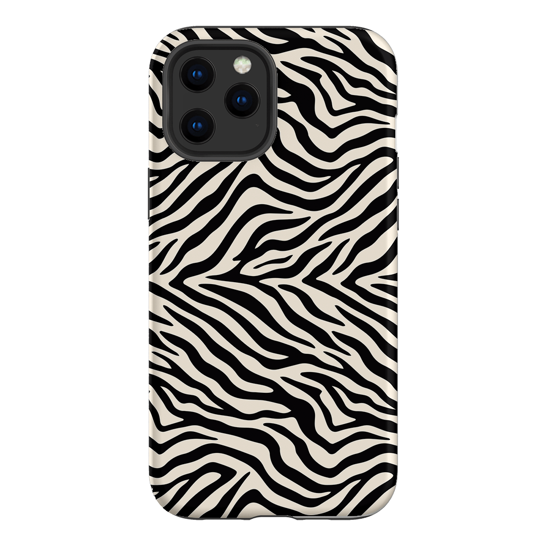 Zebra Ink Printed Phone Cases iPhone 12 Pro / Armoured by The Dairy - The Dairy