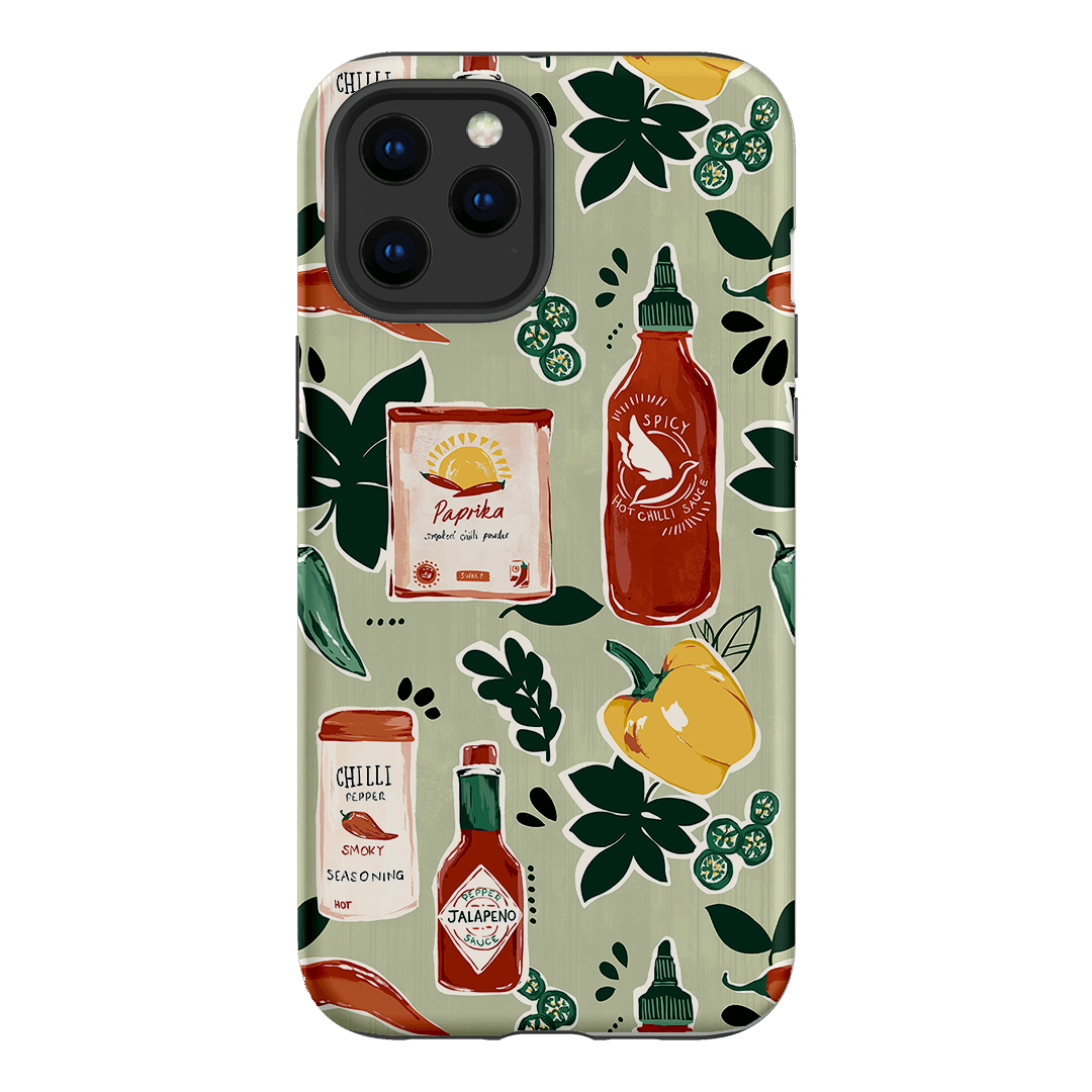 Chilli Pepper Printed Phone Cases iPhone 12 Pro / Armoured by Charlie Taylor - The Dairy