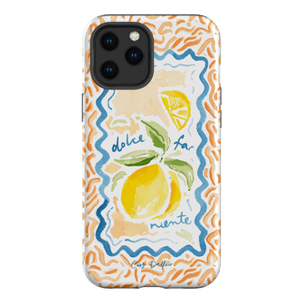 Dolce Far Niente Printed Phone Cases iPhone 12 Pro / Armoured by Cass Deller - The Dairy