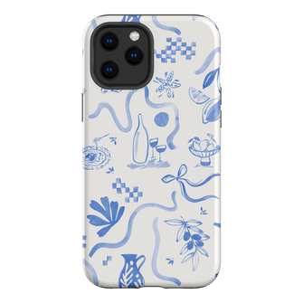 Mediterranean Wave Printed Phone Cases iPhone 12 Pro / Armoured by Charlie Taylor - The Dairy