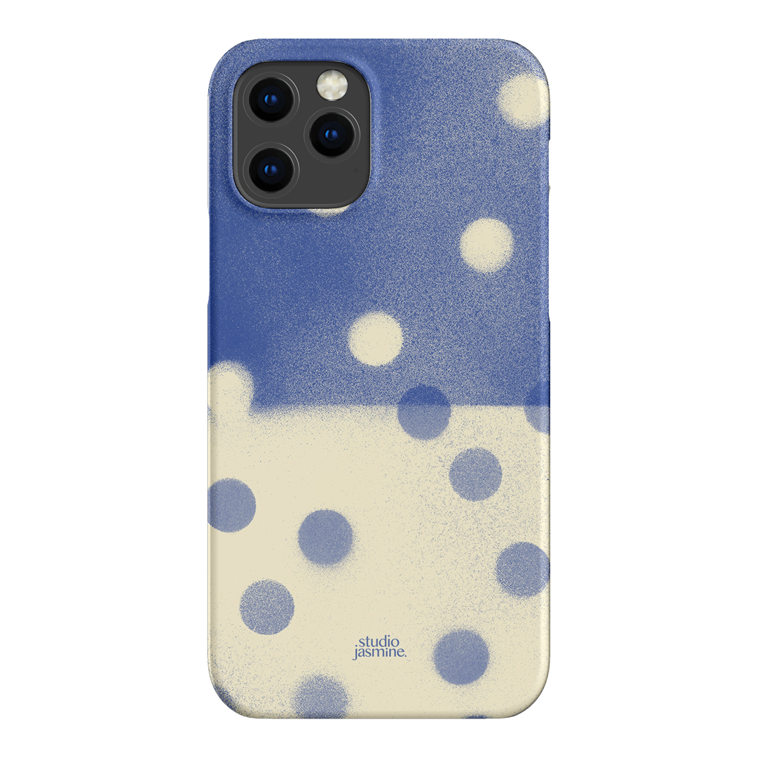 Bleu Polka Dot Printed Phone Cases iPhone 12 Pro Max / Snap by Jasmine Dowling - The Dairy