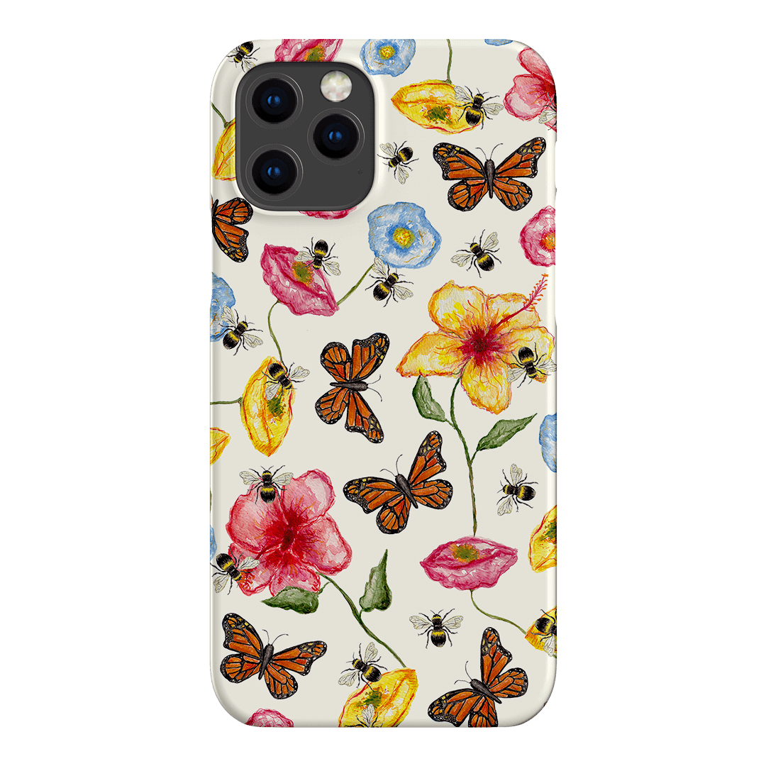 Butterflies & Bees Printed Phone Cases iPhone 12 Pro Max / Snap by BG. Studio - The Dairy