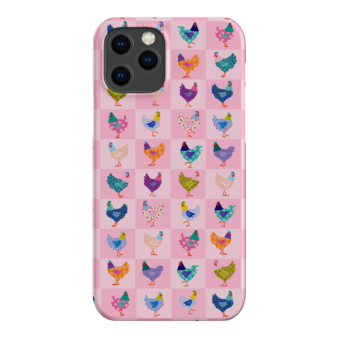 Checkered Chickens Printed Phone Cases iPhone 12 Pro Max / Snap by Kayla Henley - The Dairy
