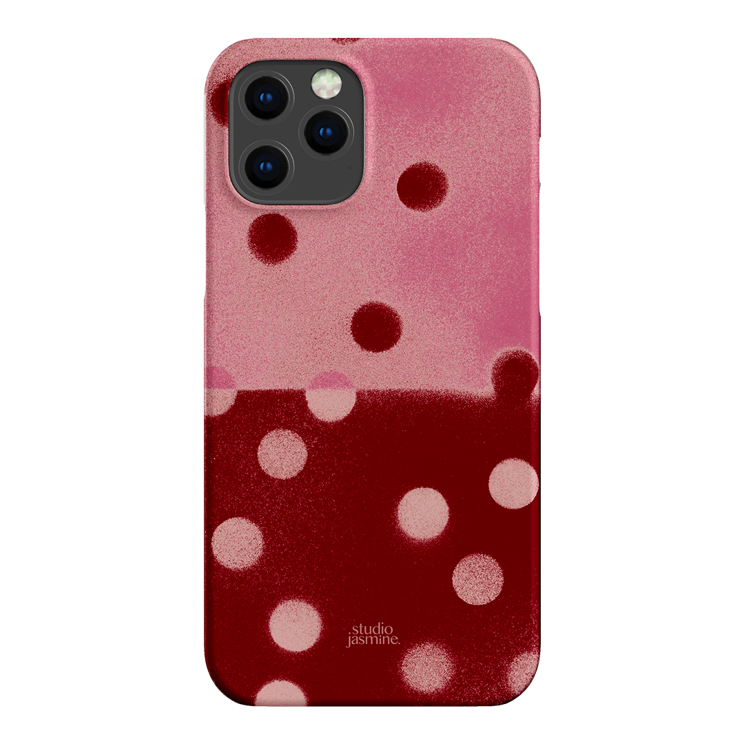Cherry Polka Dot Printed Phone Cases iPhone 12 Pro Max / Snap by Jasmine Dowling - The Dairy