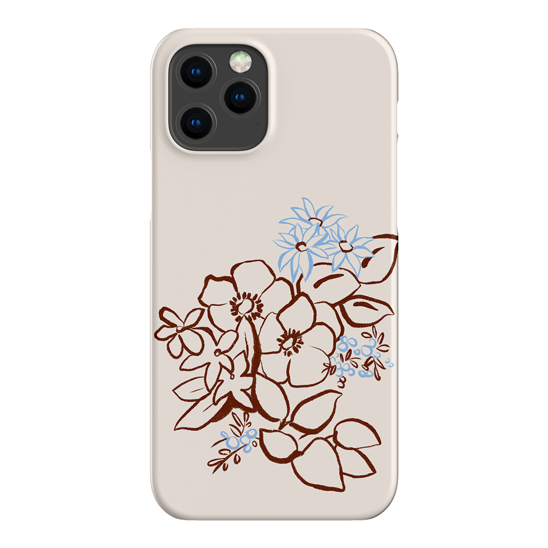 Cream Posy Printed Phone Cases iPhone 12 Pro Max / Snap by Typoflora - The Dairy