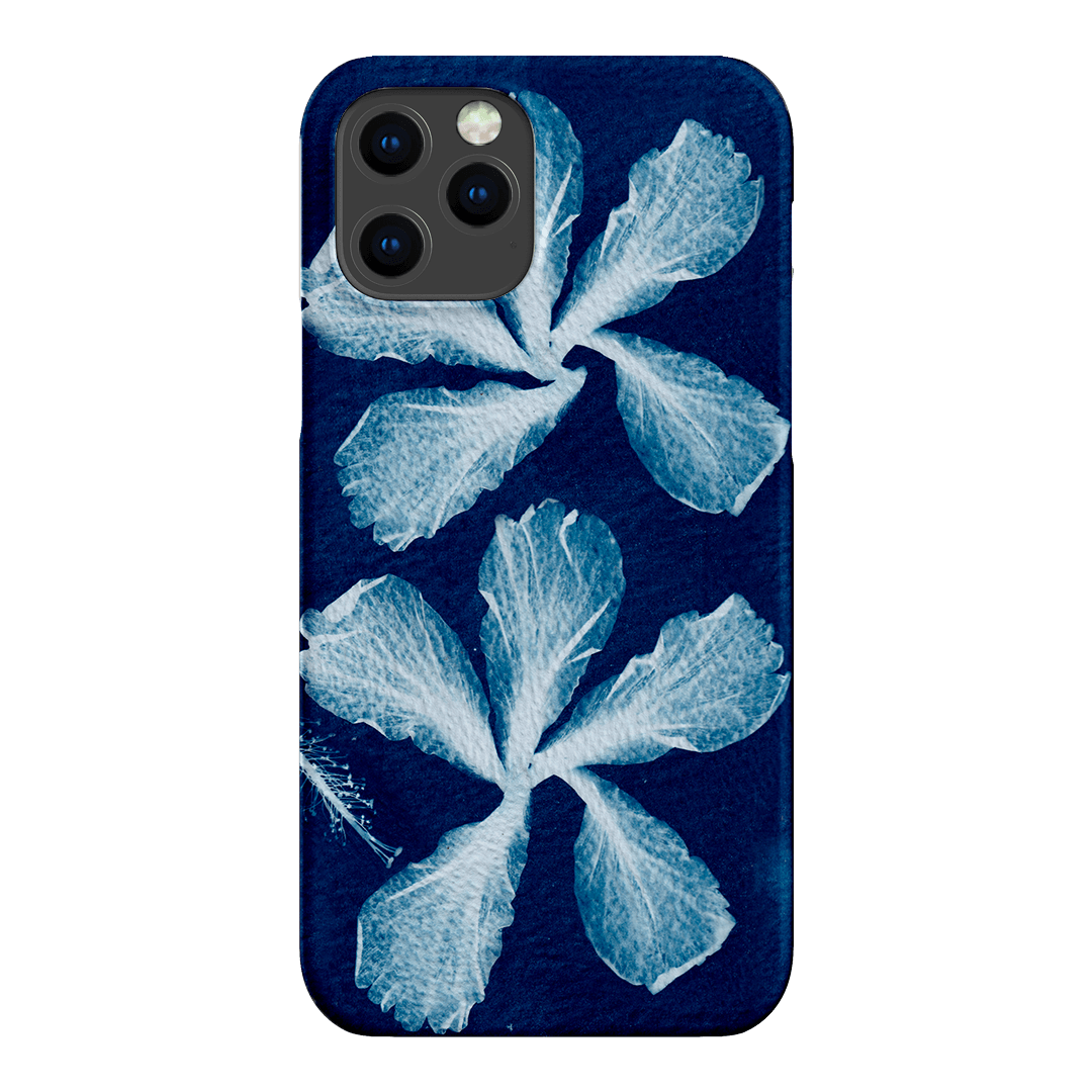 Hibiscus Cyanotype Printed Phone Cases iPhone 12 Pro Max / Snap by Sally Hungerford - The Dairy