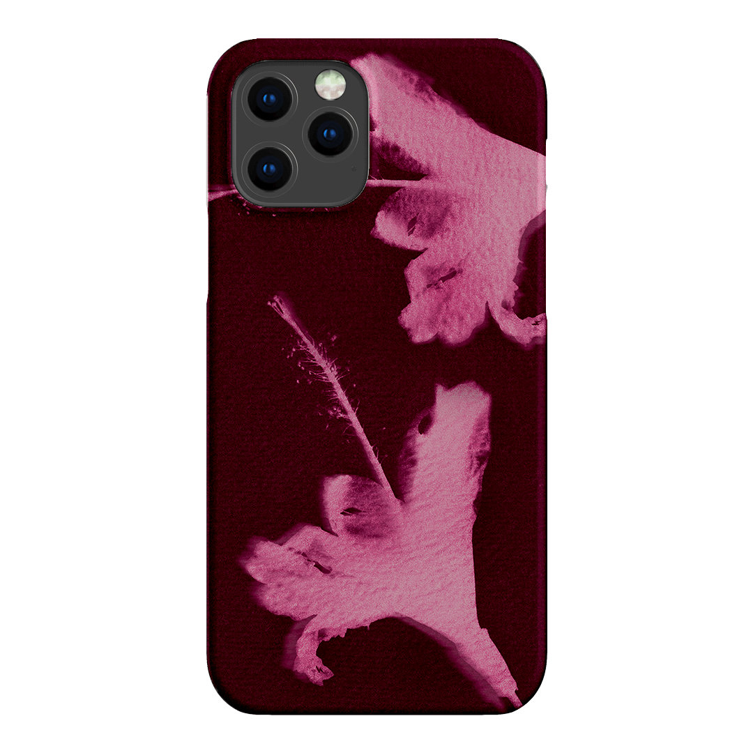 Hibiscus Glow Printed Phone Cases iPhone 12 Pro Max / Snap by Sally Hungerford - The Dairy