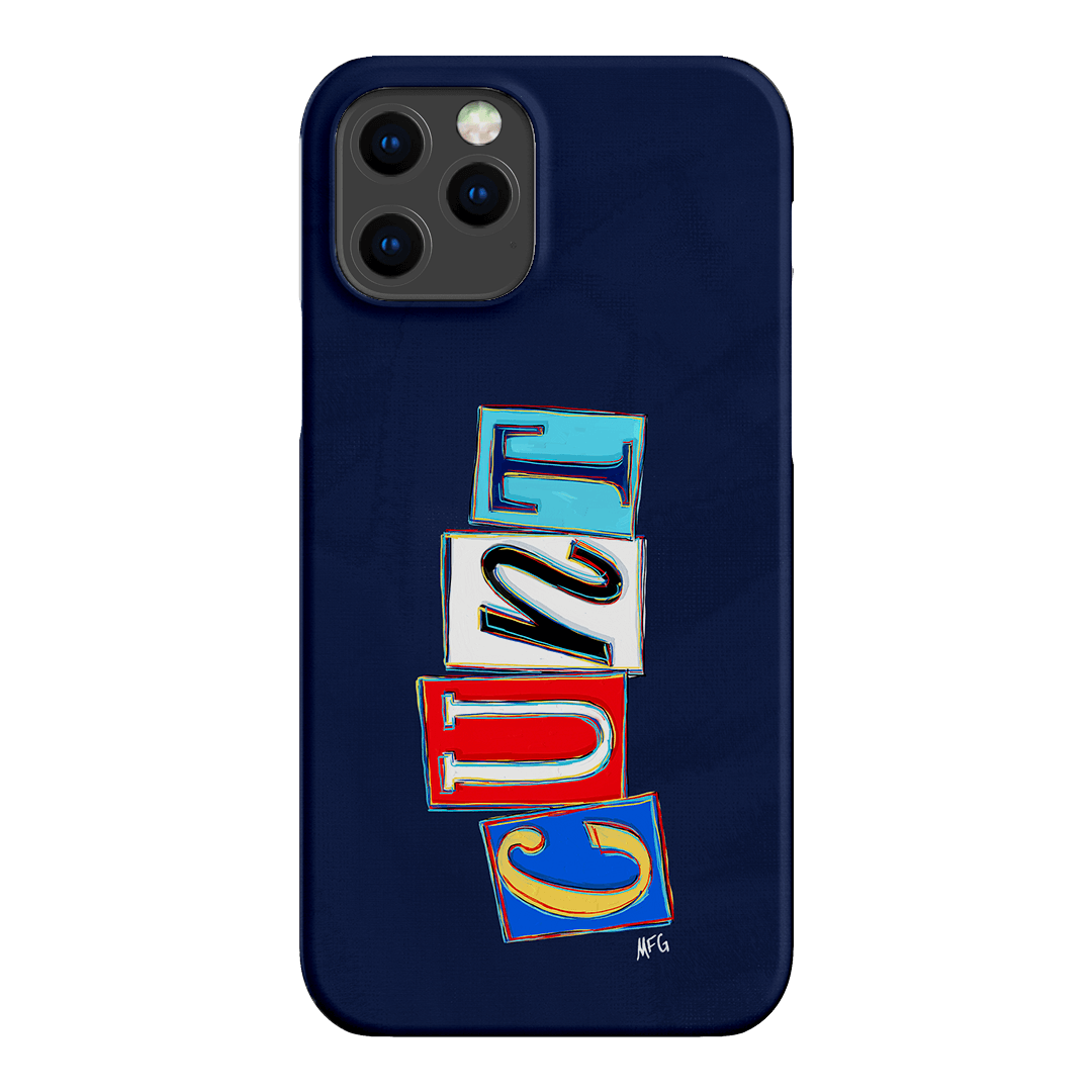 Lil Cnts Blue Printed Phone Cases iPhone 12 Pro Max / Snap by Margarbs Art - The Dairy