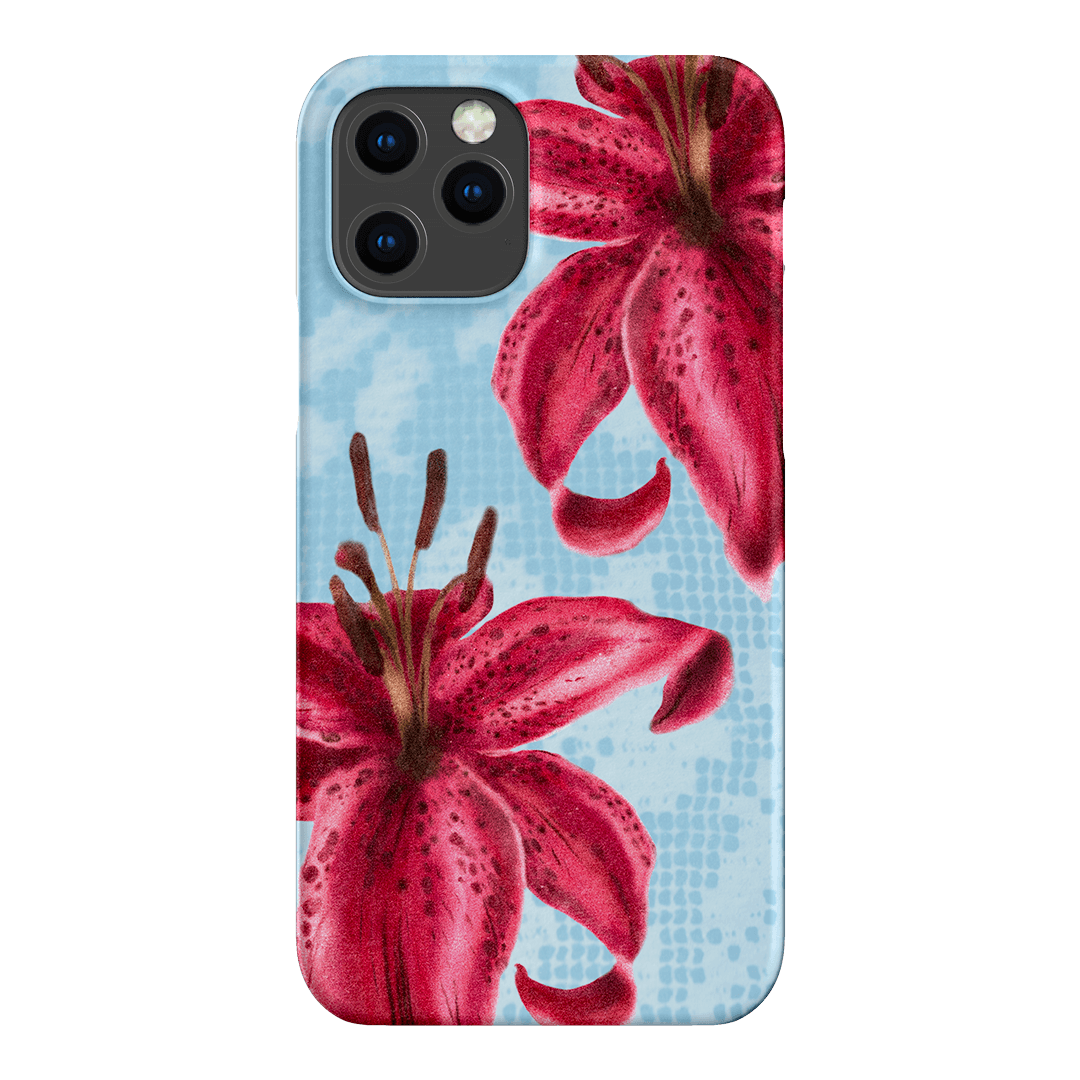 Lillies Printed Phone Cases iPhone 12 Pro Max / Snap by Sally Hungerford - The Dairy