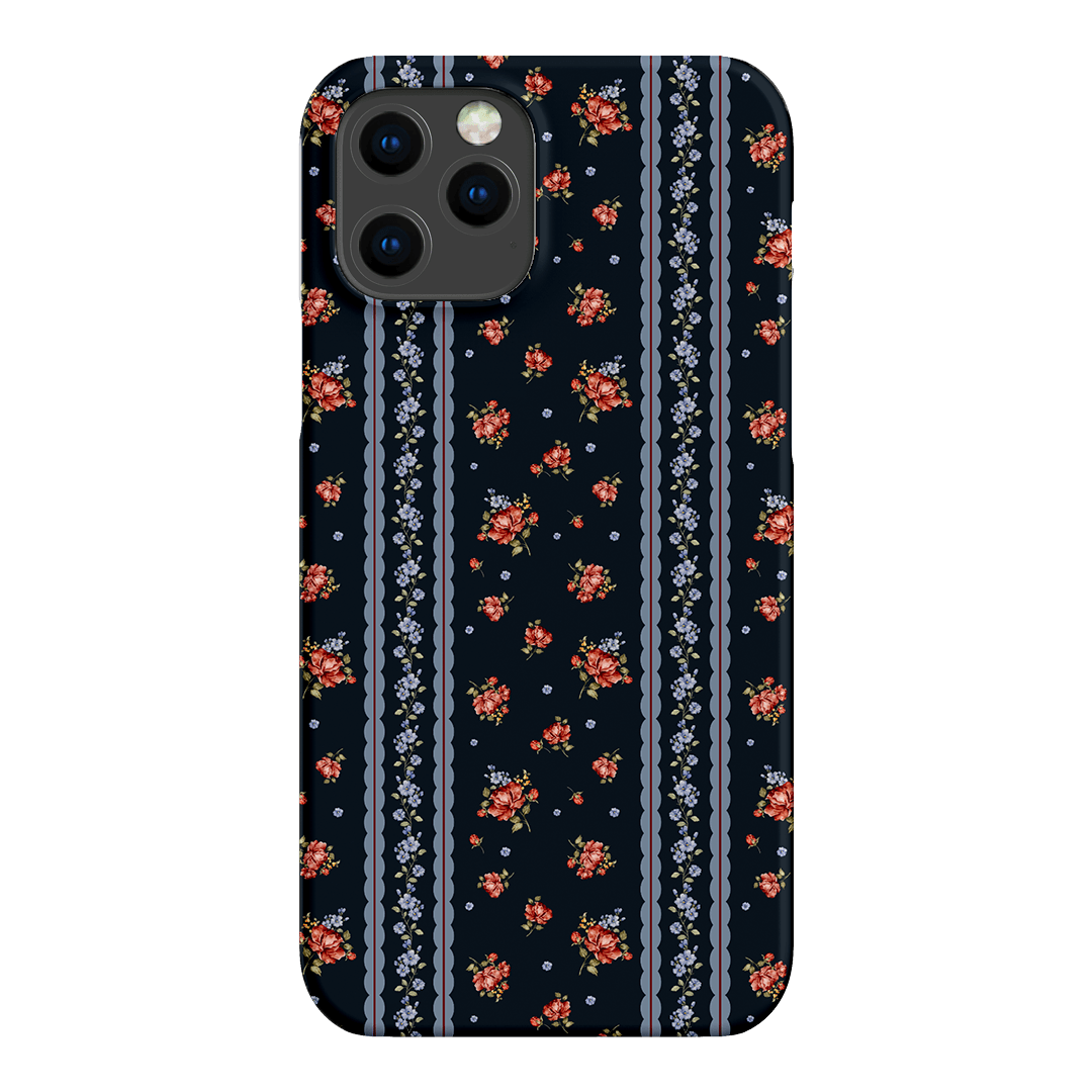 Midnight Stripe Printed Phone Cases iPhone 12 Pro Max / Snap by Kasiags Art - The Dairy
