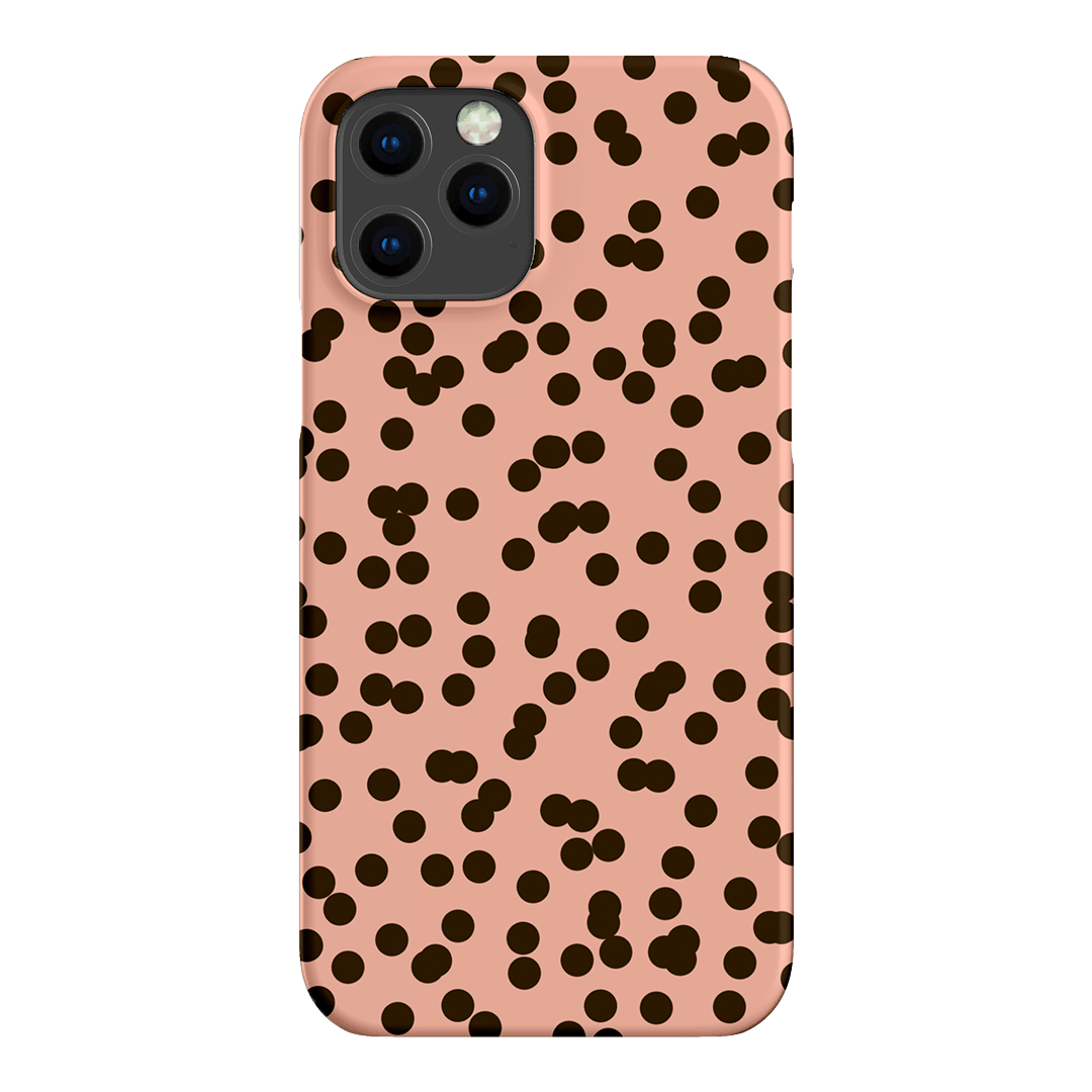 Mini Confetti Pink Chocolate Printed Phone Cases iPhone 12 Pro Max / Snap by Veronica Tucker - The Dairy