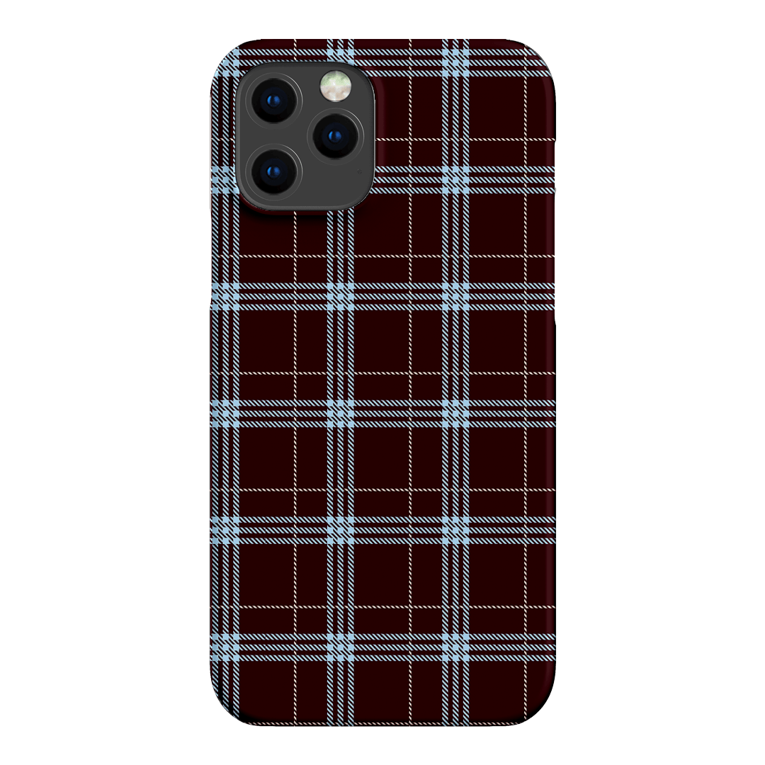 Mocha Plaid Printed Phone Cases iPhone 12 Pro Max / Snap by The Dairy - The Dairy