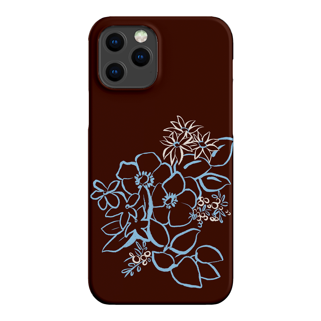 Mocha Posy Printed Phone Cases iPhone 12 Pro Max / Snap by Typoflora - The Dairy