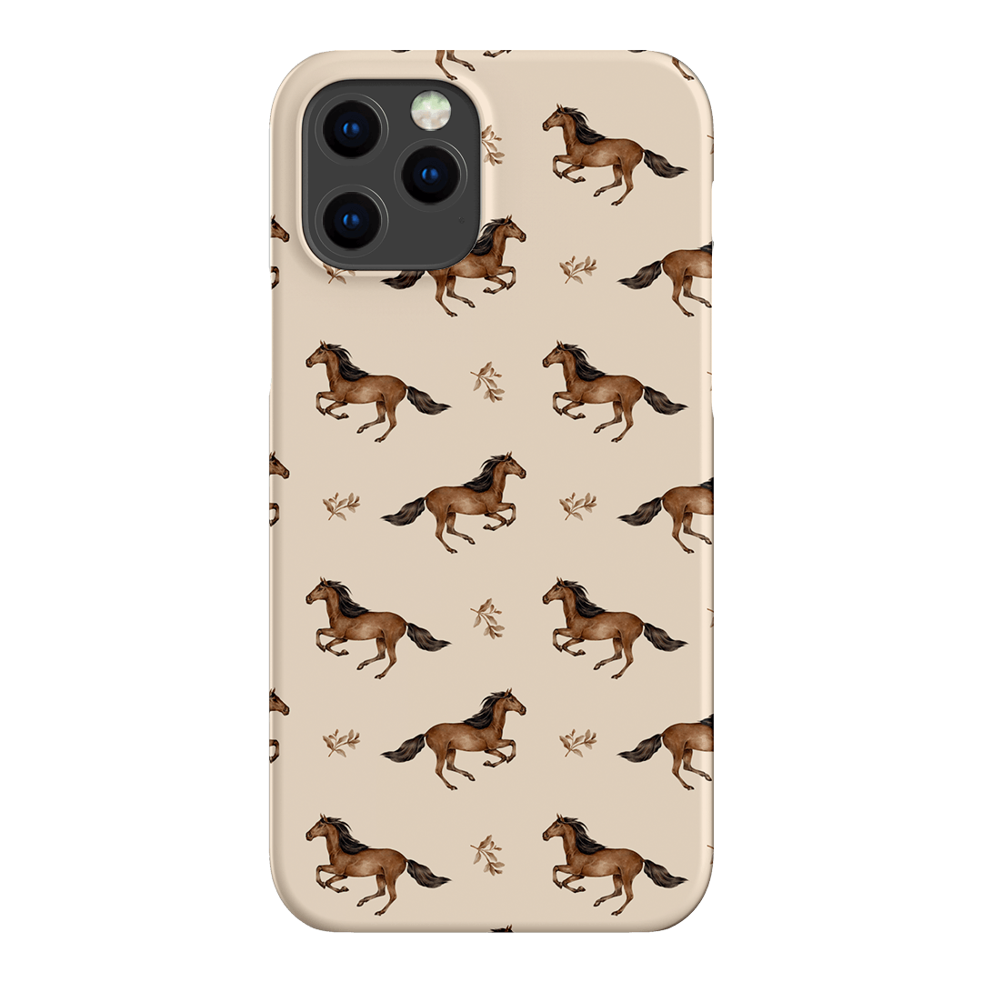 Running Horse Printed Phone Cases iPhone 12 Pro Max / Snap by Kasiags Art - The Dairy