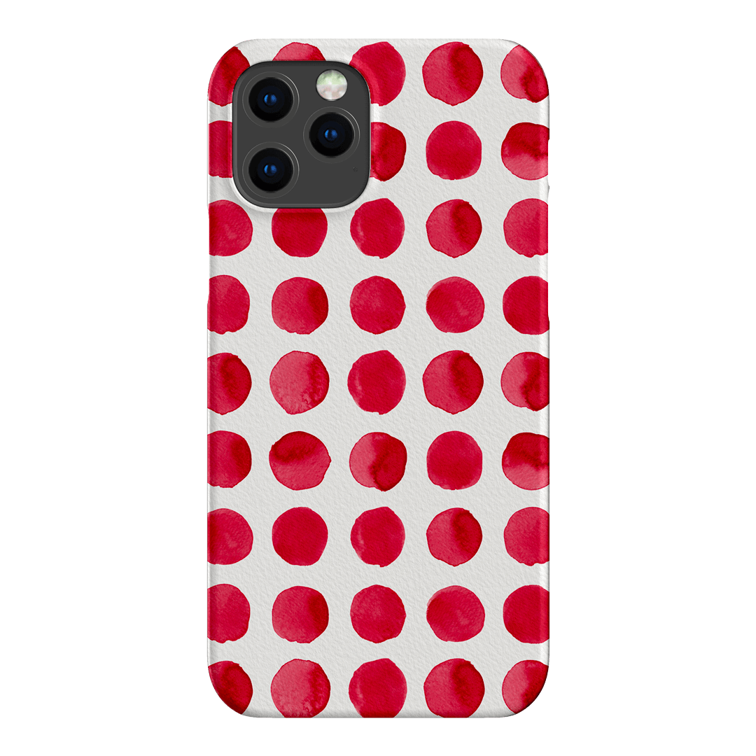 Spots in Red Printed Phone Cases by The Dairy - The Dairy