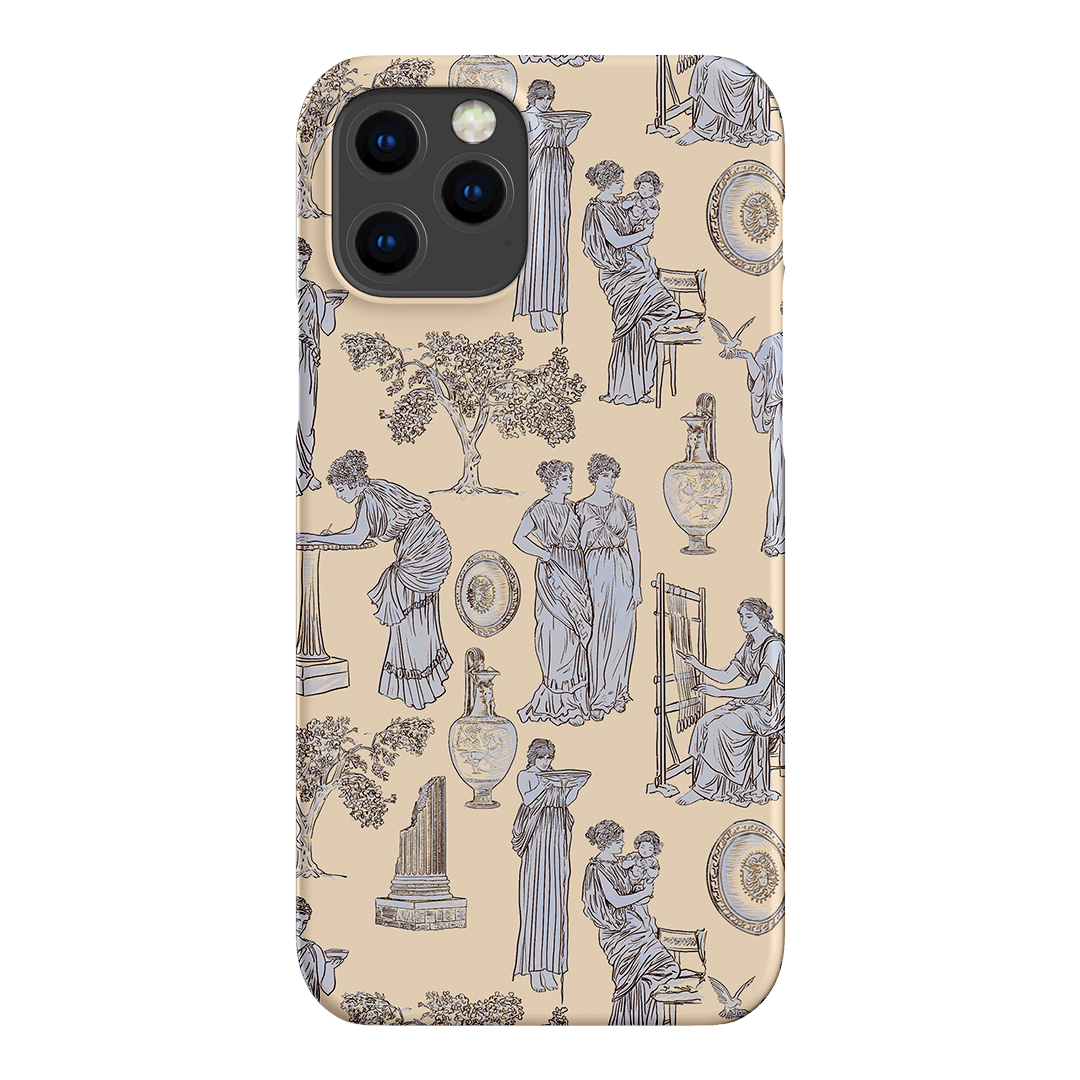 Symposium Alabaster Printed Phone Cases iPhone 12 Pro Max / Snap by Veronica Tucker - The Dairy
