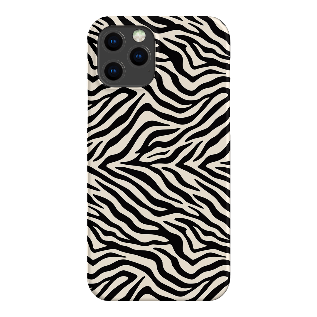Zebra Ink Printed Phone Cases iPhone 12 Pro Max / Snap by The Dairy - The Dairy
