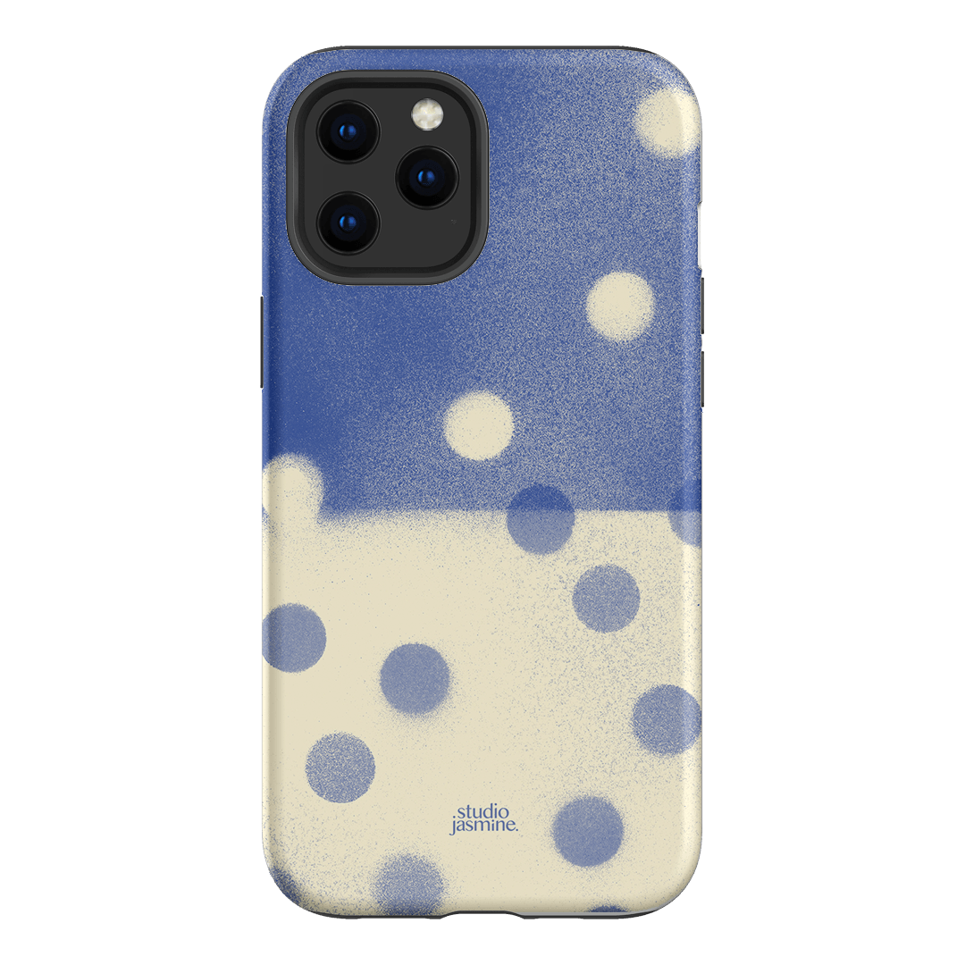 Bleu Polka Dot Printed Phone Cases iPhone 12 Pro Max / Armoured by Jasmine Dowling - The Dairy
