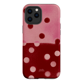 Cherry Polka Dot Printed Phone Cases iPhone 12 Pro Max / Armoured by Jasmine Dowling - The Dairy