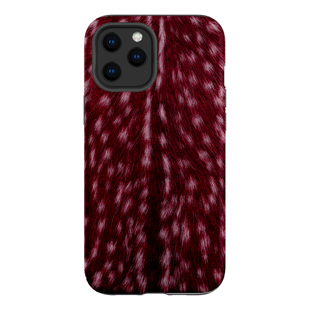 Fawn Burgundy Printed Phone Cases iPhone 12 Pro Max / Armoured by The Dairy - The Dairy