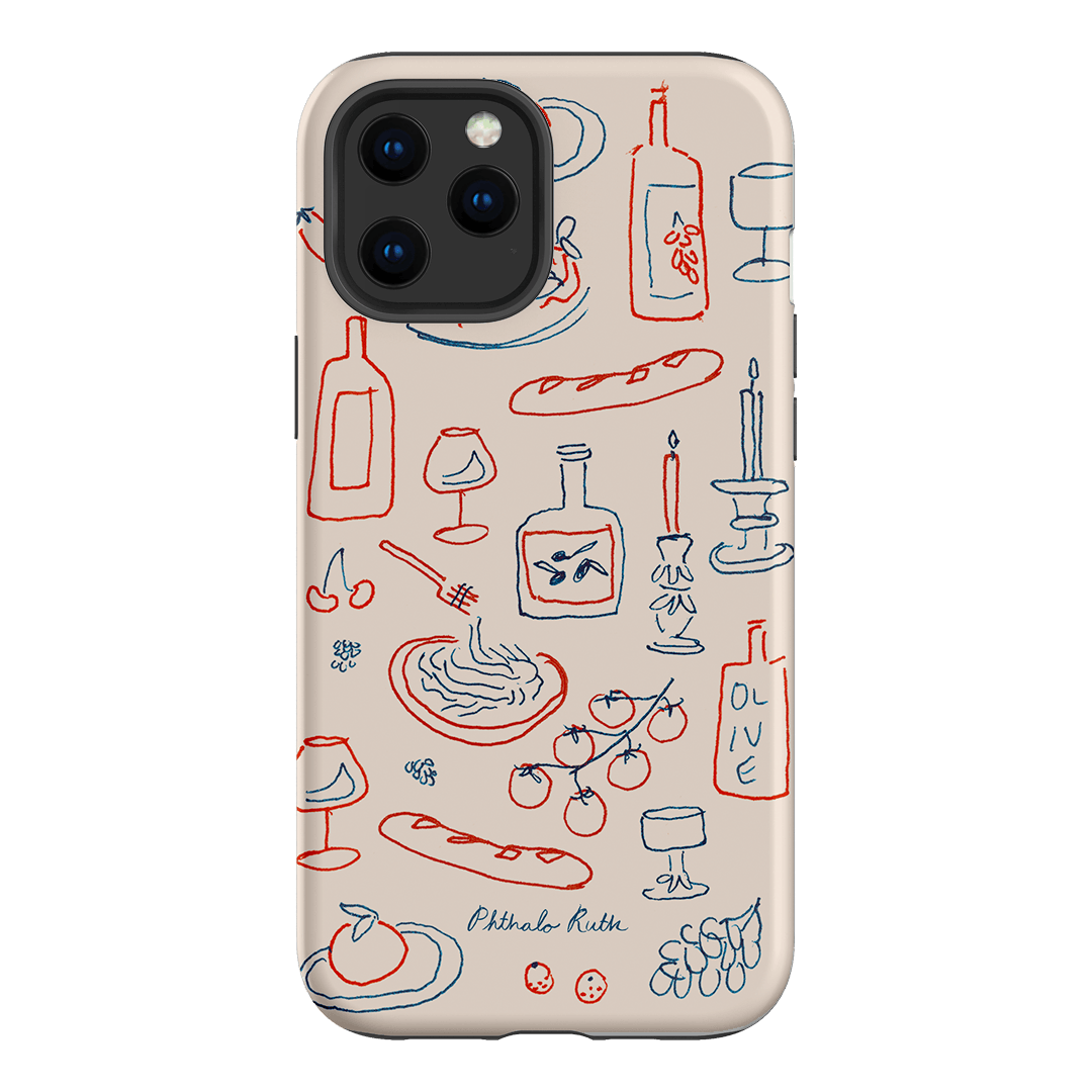 Italian Fare Printed Phone Cases iPhone 12 Pro Max / Armoured by Phthalo Ruth - The Dairy