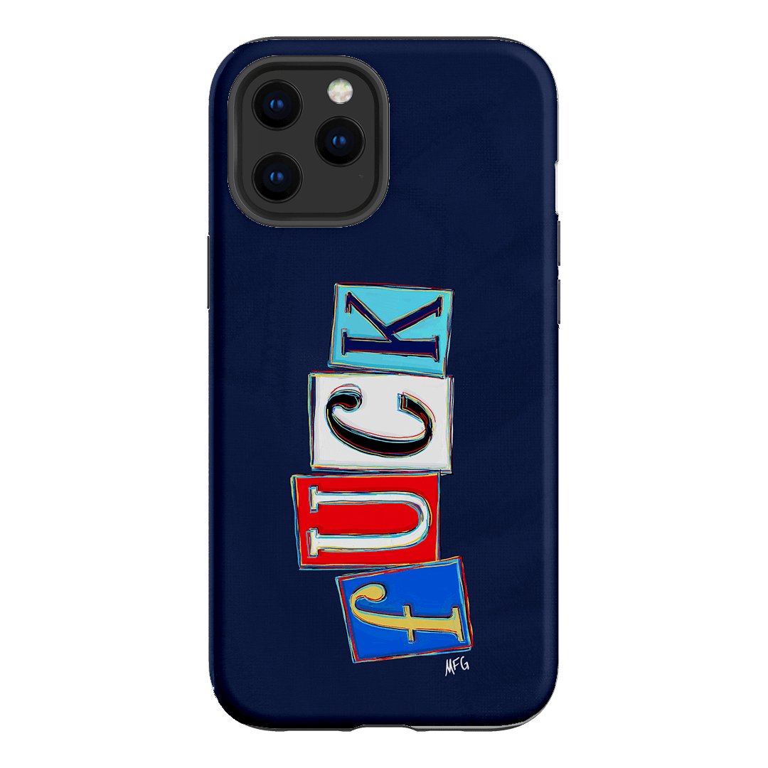 Lil Fcks Blue Printed Phone Cases iPhone 12 Pro Max / Armoured by Margarbs Art - The Dairy