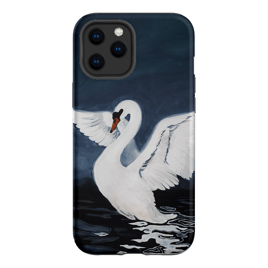 Midnight Swan Printed Phone Cases iPhone 12 Pro Max / Armoured by Lisa Hu - The Dairy