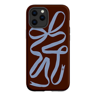 Mocha Ribbon Printed Phone Cases iPhone 12 Pro Max / Armoured by Jasmine Dowling - The Dairy