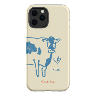 Mootini Blue Printed Phone Cases iPhone 12 Pro Max / Armoured by Phthalo Ruth - The Dairy