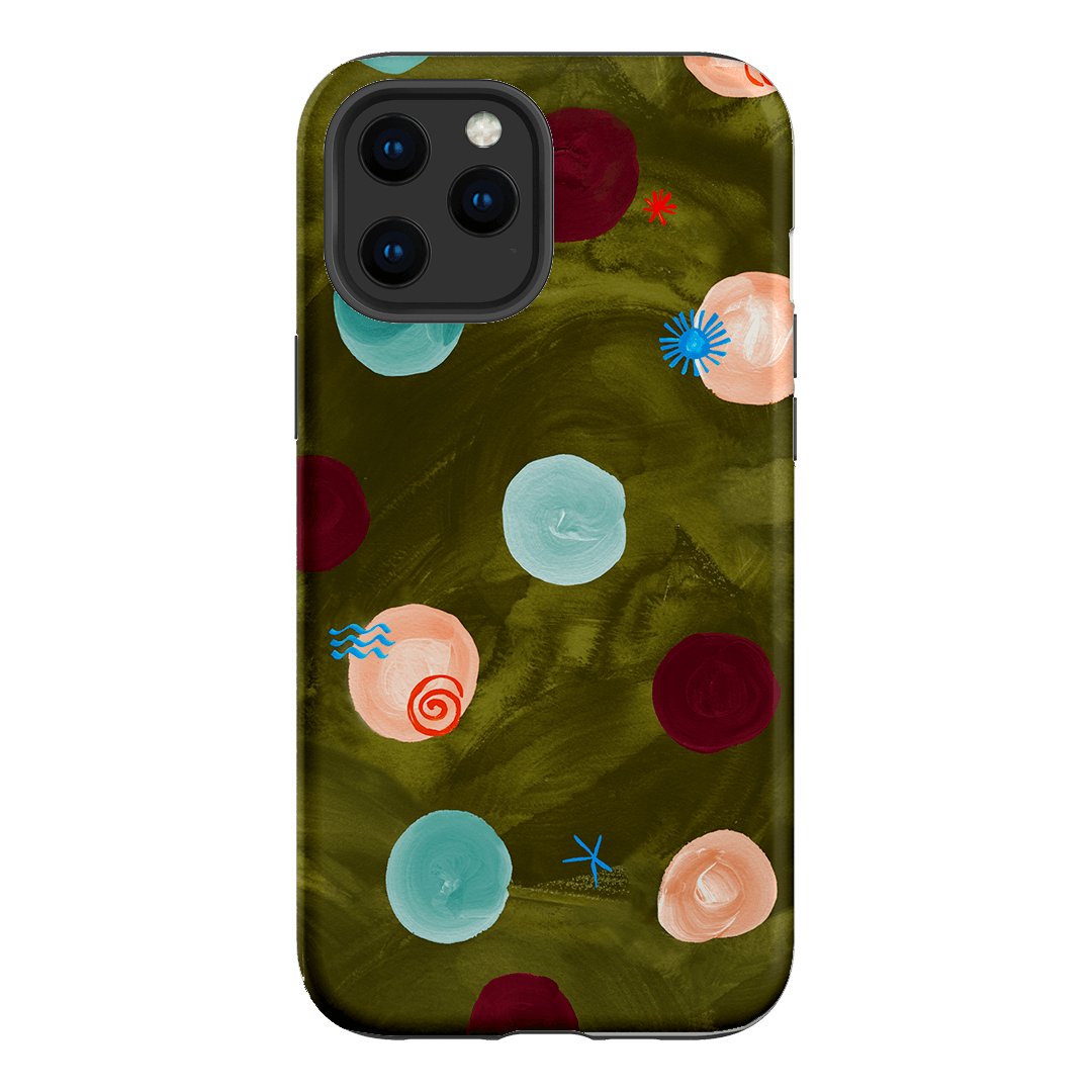 Olive Spot Printed Phone Cases iPhone 12 Pro Max / Armoured by Charlie Taylor - The Dairy