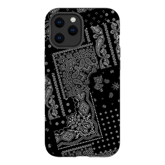 Paisley Noir Printed Phone Cases iPhone 12 Pro Max / Armoured by The Dairy - The Dairy
