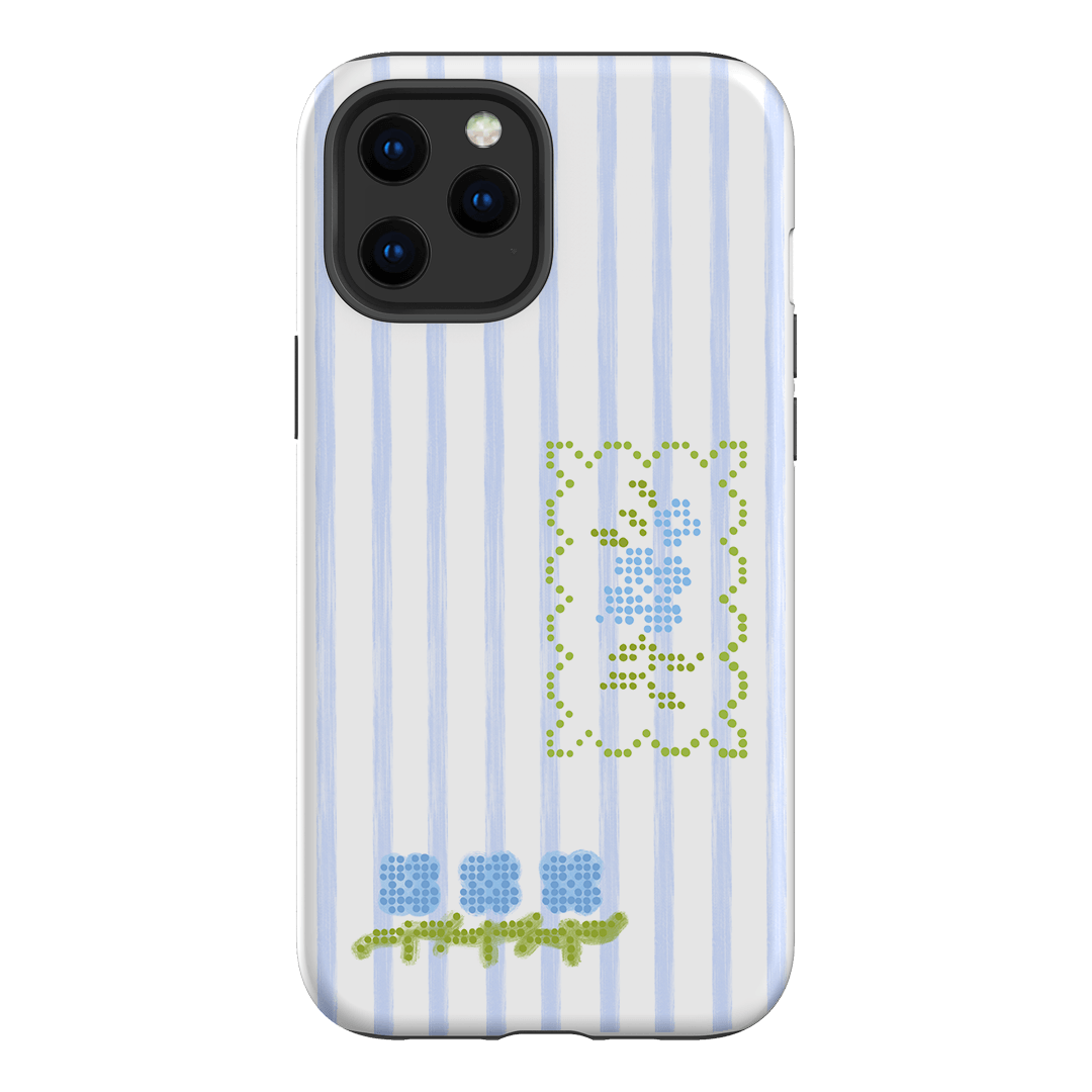 Patchwork Blue Printed Phone Cases iPhone 12 Pro Max / Armoured by Kayla Carr - The Dairy