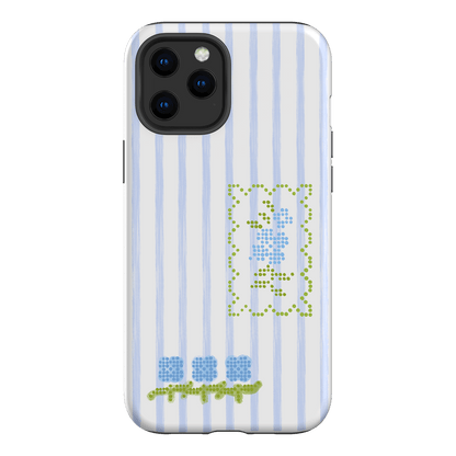 Patchwork Blue Printed Phone Cases iPhone 12 Pro Max / Armoured by Kayla Carr - The Dairy