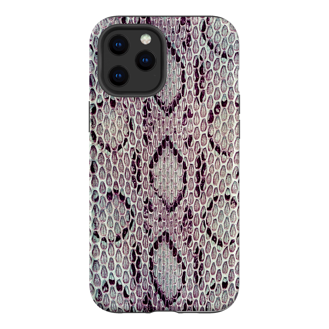 Plum Python Printed Phone Cases iPhone 12 Pro Max / Armoured by The Dairy - The Dairy