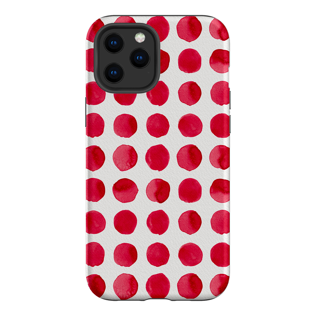 Spots in Red Printed Phone Cases by The Dairy - The Dairy