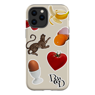 Sunday Stickers Cream Printed Phone Cases iPhone 12 Pro Max / Armoured by Desmond & Dempsey - The Dairy