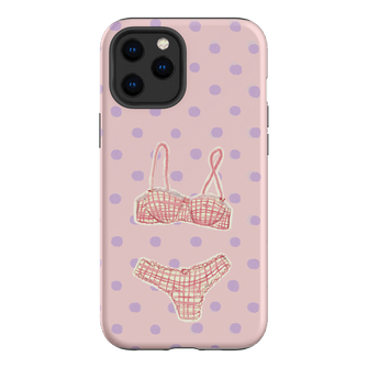 Vintage Gingham Printed Phone Cases iPhone 12 Pro Max / Armoured by Kayla Carr - The Dairy